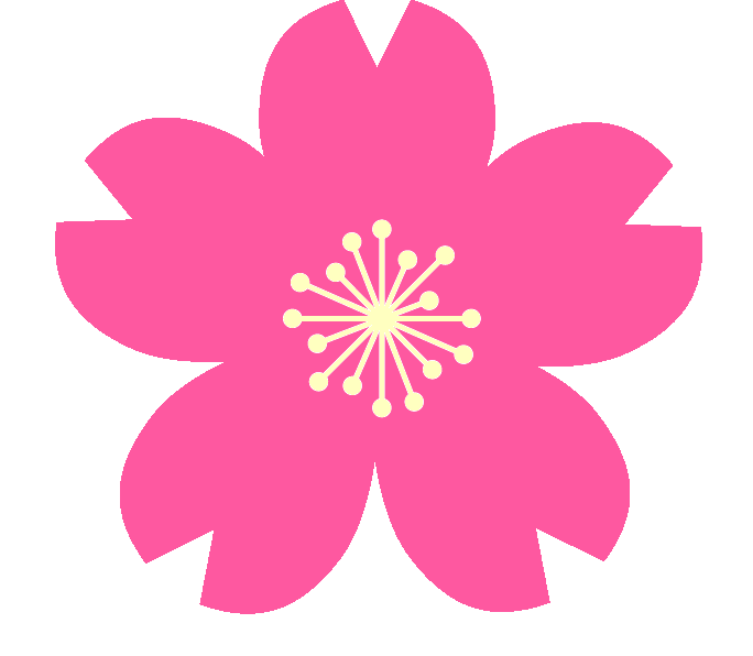 ピンクの桜アイコン